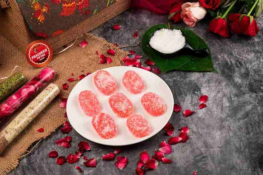Strawberry Petha (Pracheen Petha, Agra)