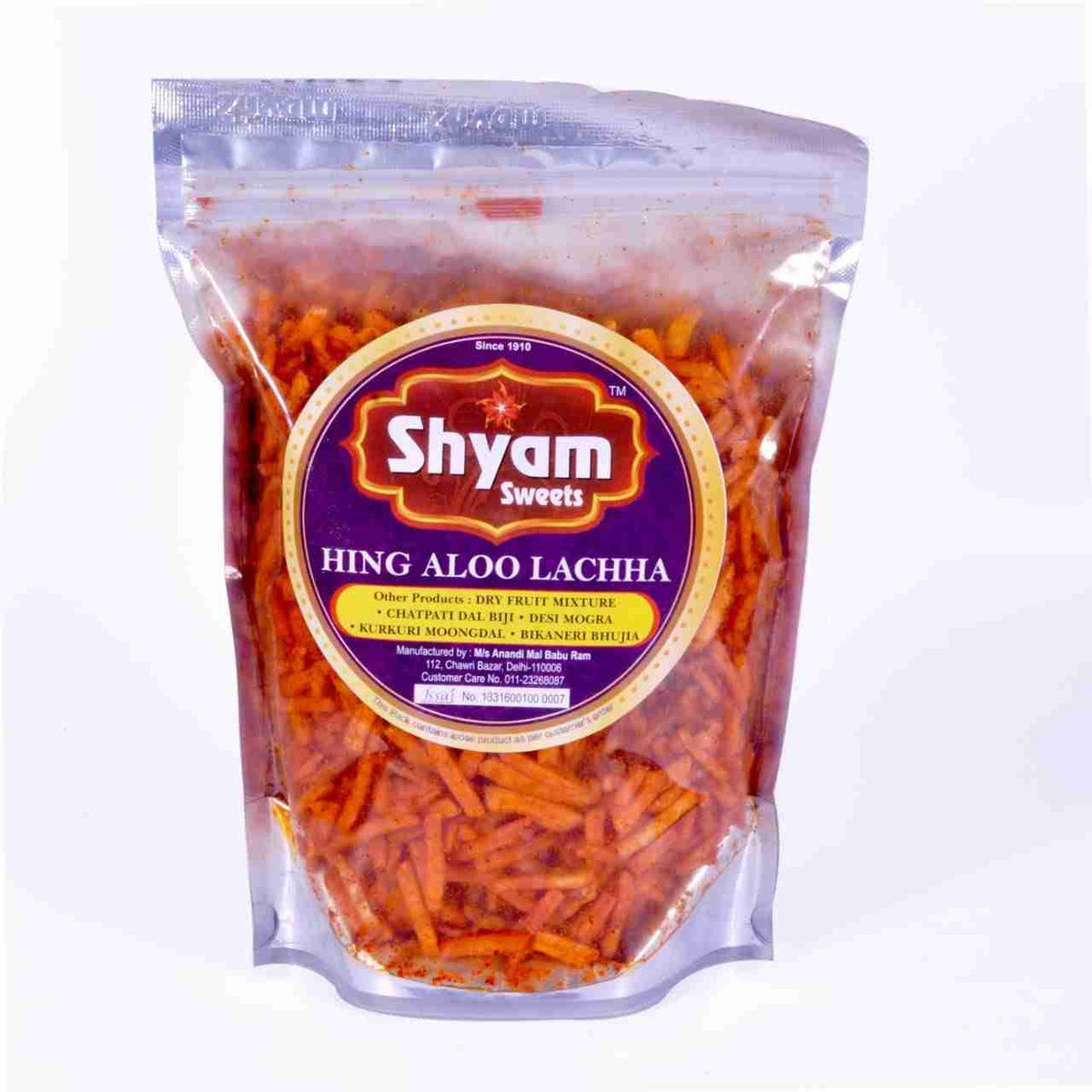 Hing Aloo Lachcha (Shyam Sweets, Delhi)