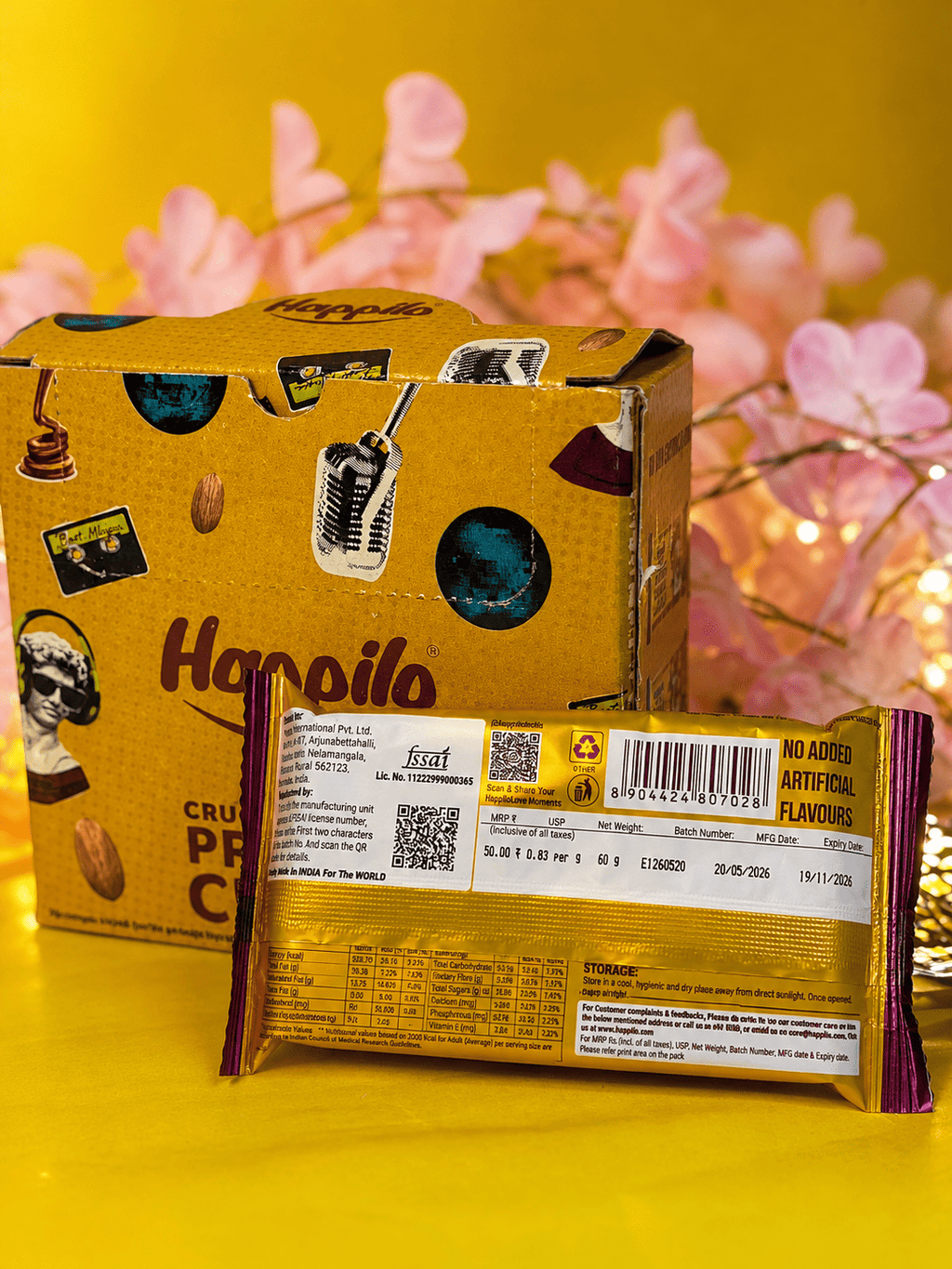 Happilo Crushed Peanut Protein Chikki (Happilo, Bengaluru)
