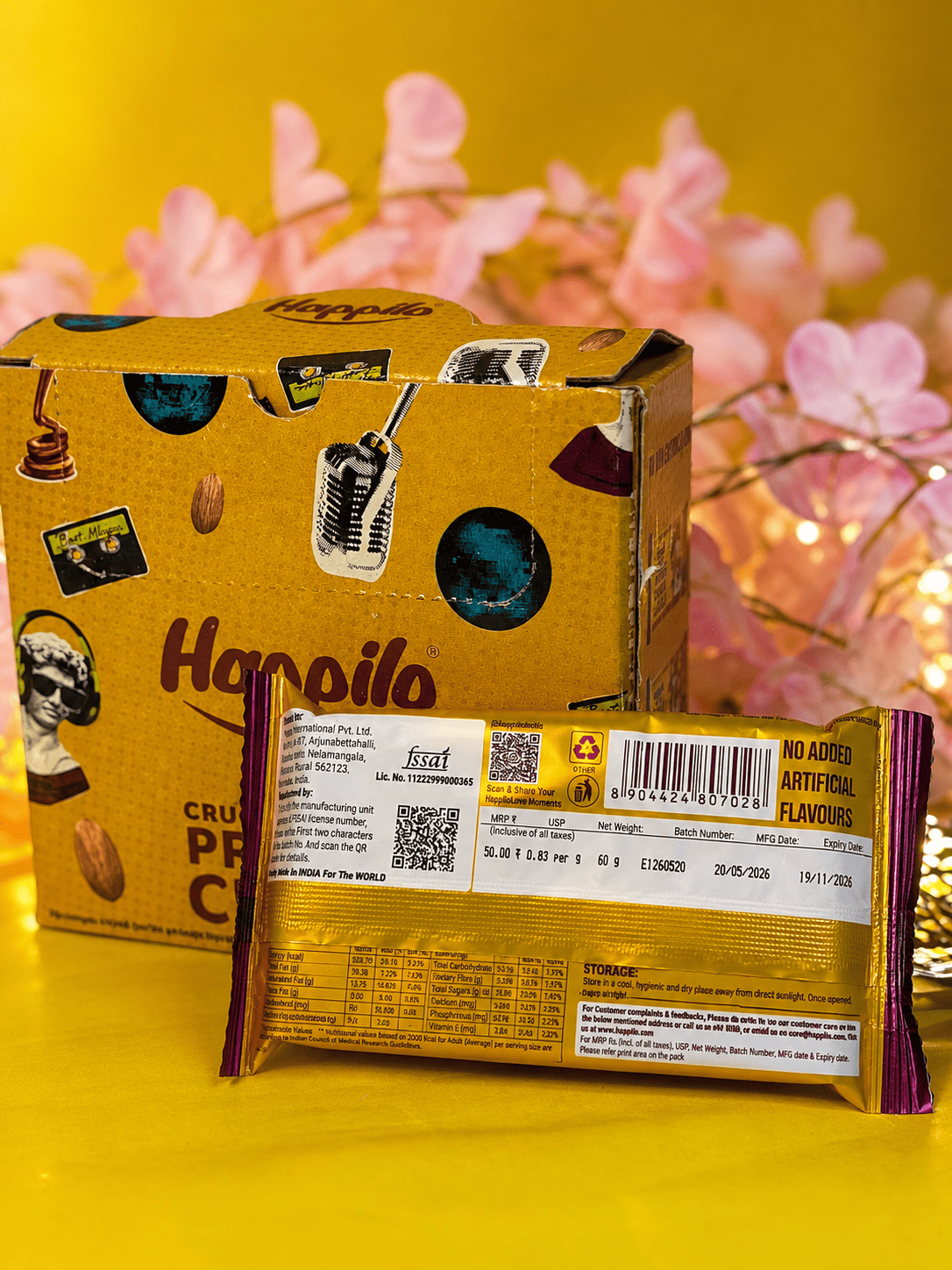 Happilo Crushed Peanut Protein Chikki (Happilo, Bengaluru)