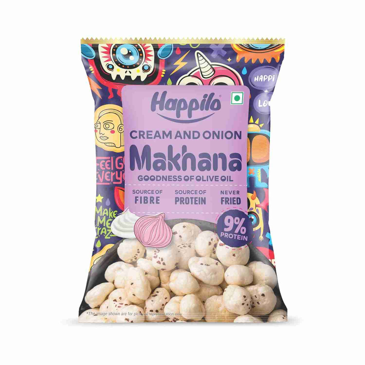 Happilo Premium Makhana Cream & Onion (Happilo, Bengaluru)