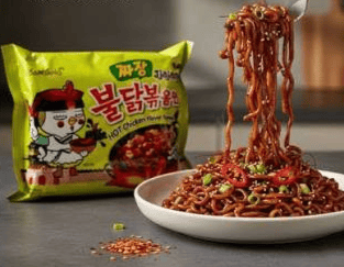 Hot Chicken Ramen Jjajang Noodle (Samyang, South Korea)