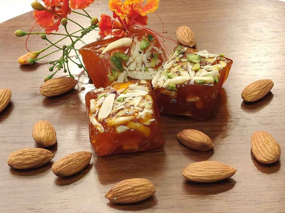 Karachi Halwa Plain (Chaina ram Sweets, Chandni Chowk)