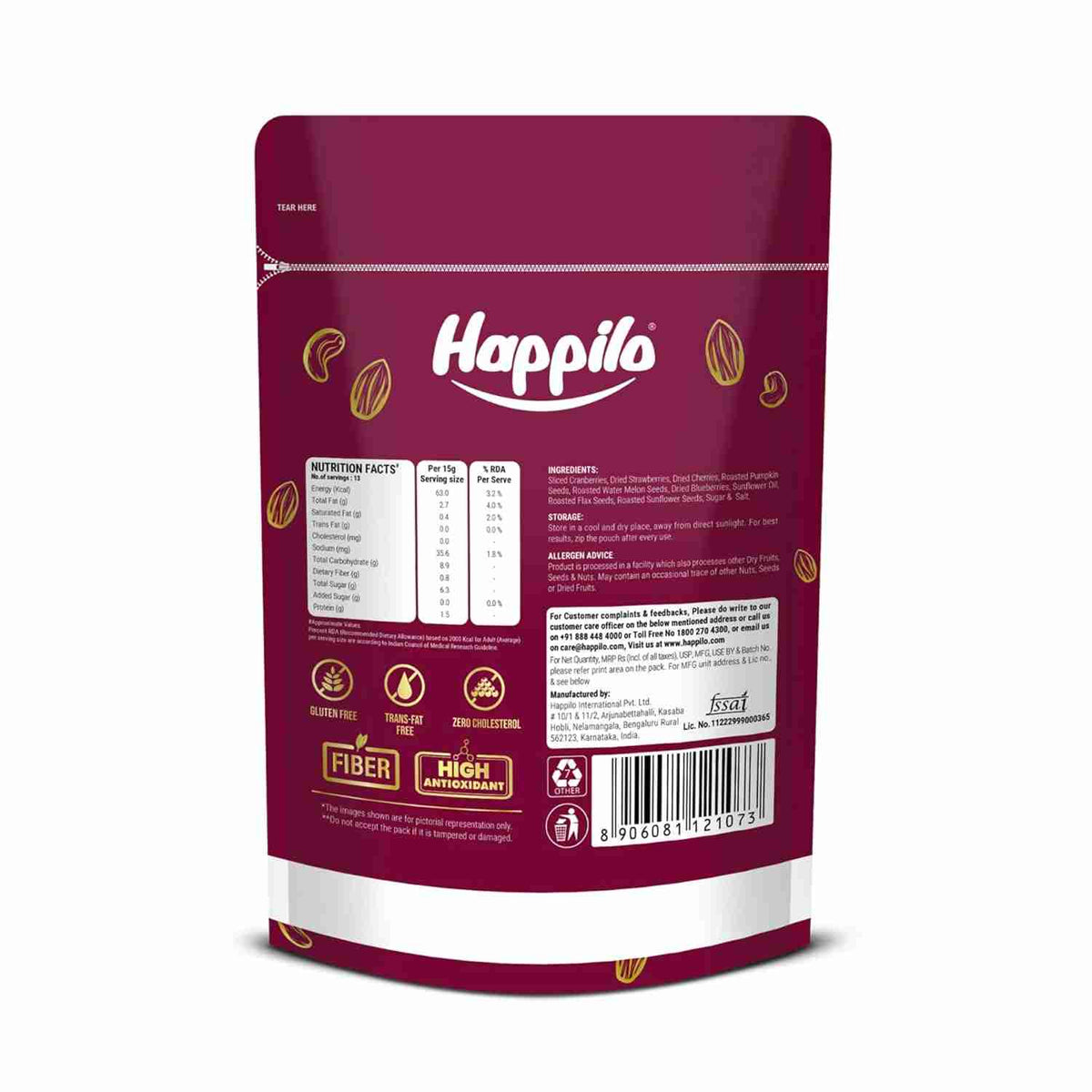 Happilo Premium International Whole Seeds & Berries (Happilo, Bengaluru)