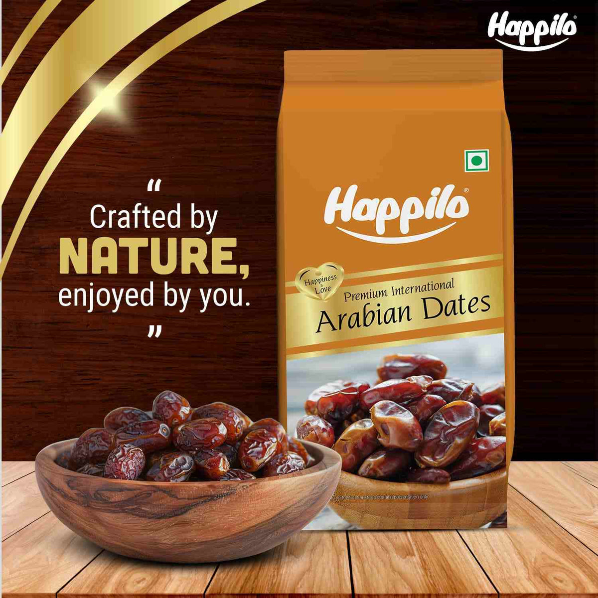 Happilo Premium Natural Arabian Dates (Happilo, Bengaluru)