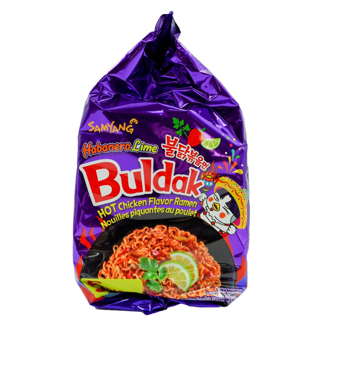 Habanera Lime Hot Chicken Flavor Ramen (Samyang, South Korea)