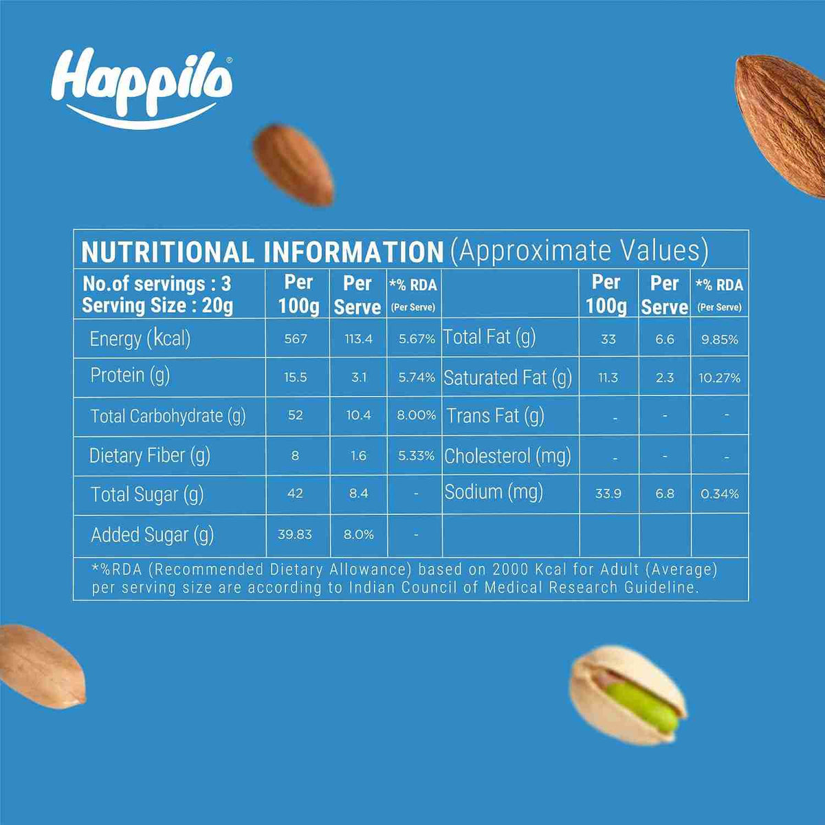 Happilo Dryfruit Mix Protein Chikki (Happilo, Bengaluru)