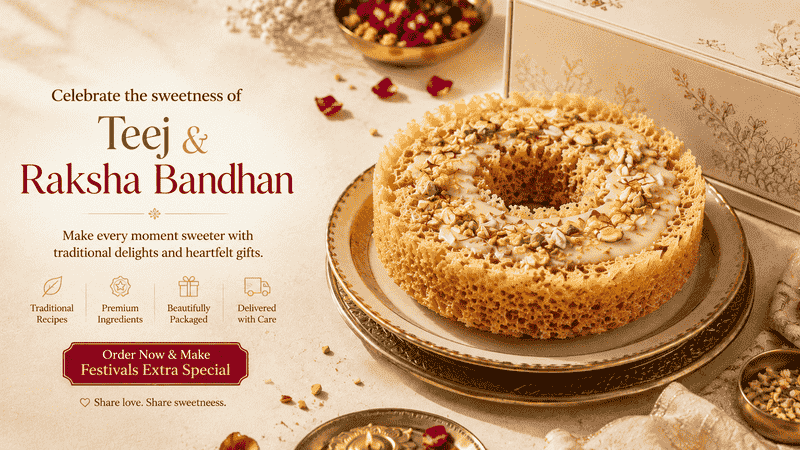 Ghewar Online: Fresh Arrivals of Indian Sweets You Need to Try Right Now