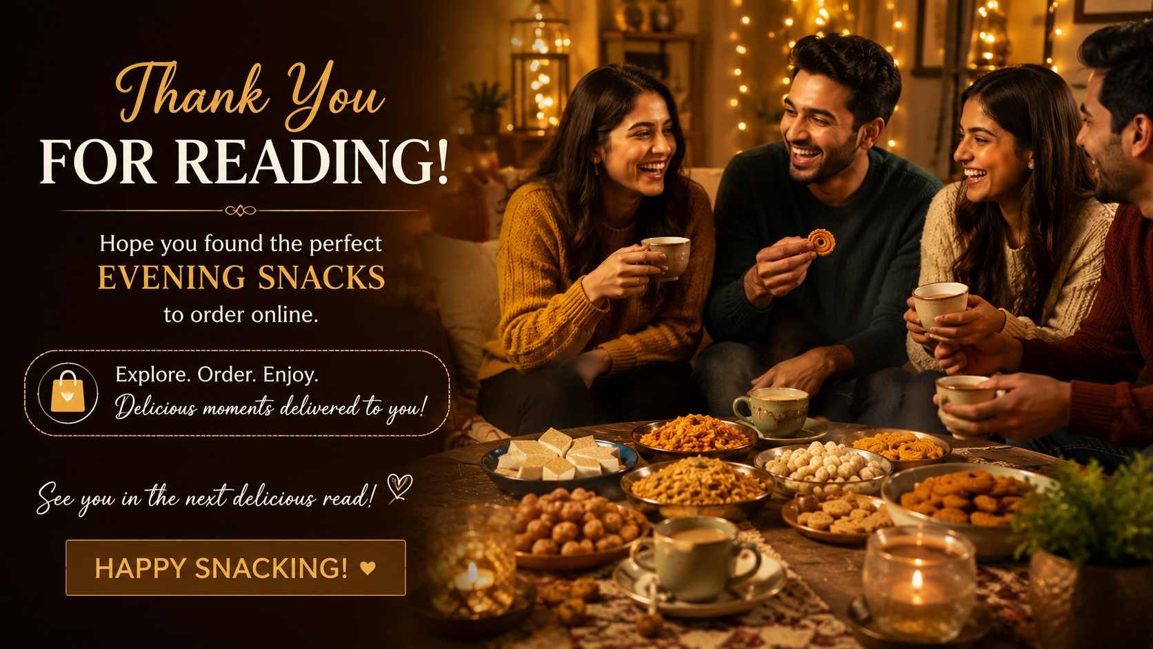 What Are the Best Evening Snacks to Order Online?