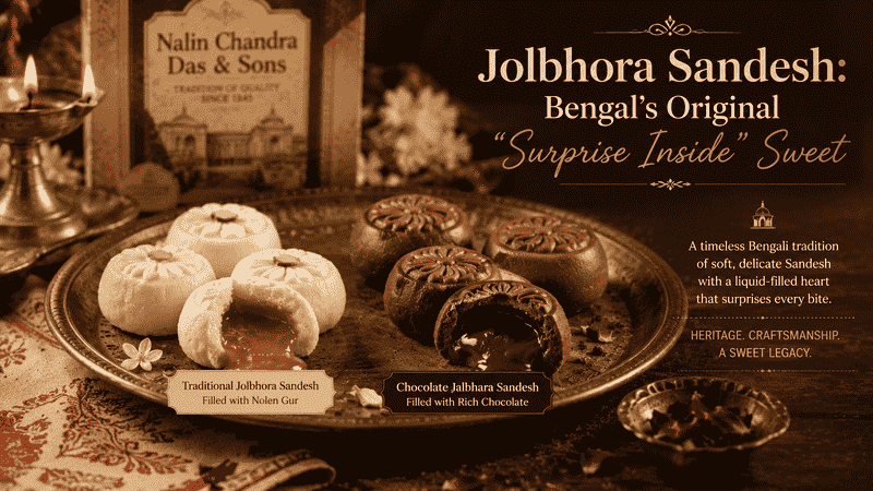 Premium Quality Sweet from Nalin Chandra Das: Chocolate Jalbhara