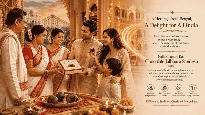 Premium Quality Sweet from Nalin Chandra Das: Chocolate Jalbhara