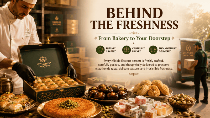 Fresh Middle Eastern Desserts Delivered to Your Door