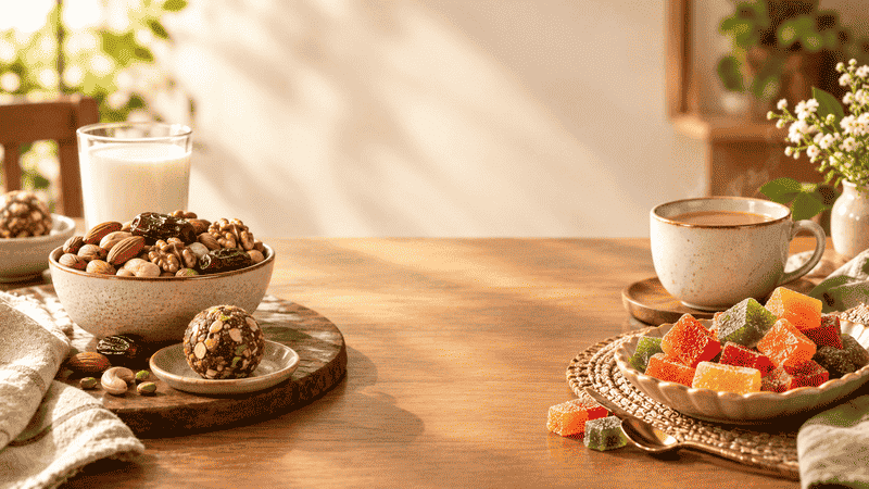 Dry Fruit Laddoo & Fruit Jelly: Healthier Snacking