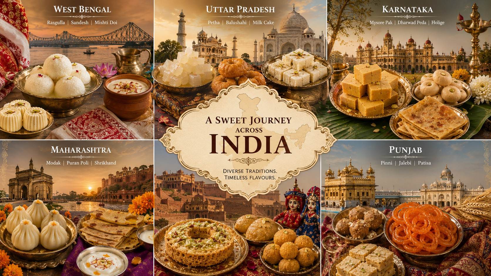 Best Authentic Indian Sweets to Order Online: A Regional Guide
