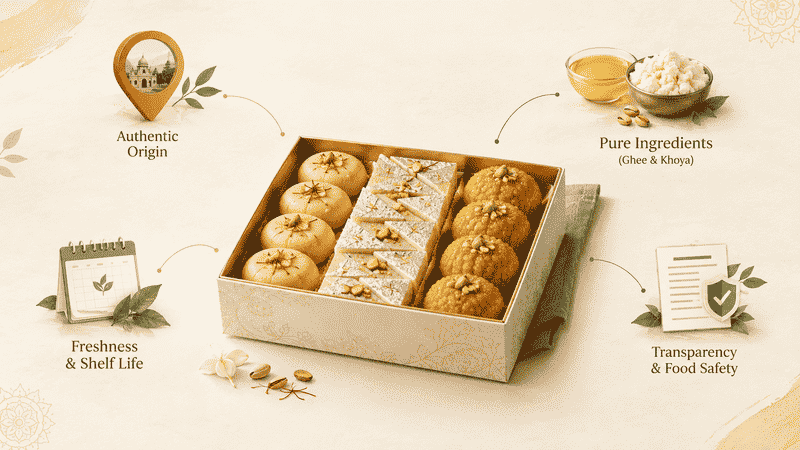 Order Authentic Indian Sweets Online: Sweets Delivery Online Across India