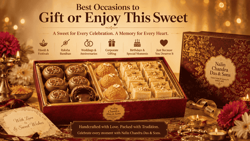 Premium Quality Sweet from Nalin Chandra Das: Chocolate Jalbhara