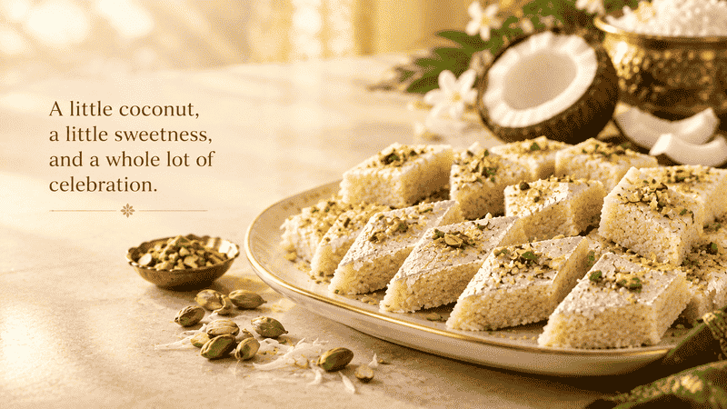 Besan Laddu & Coconut Burfi: Two Timeless Festive Favourites