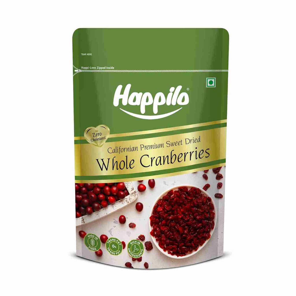 Happilo Premium Californian Dried and Sweet Whole Cranberries (Happilo, Bengaluru)