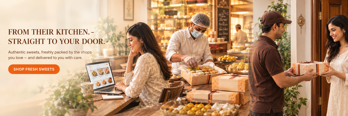 From their kitchen, straight to your door – shop fresh sweets