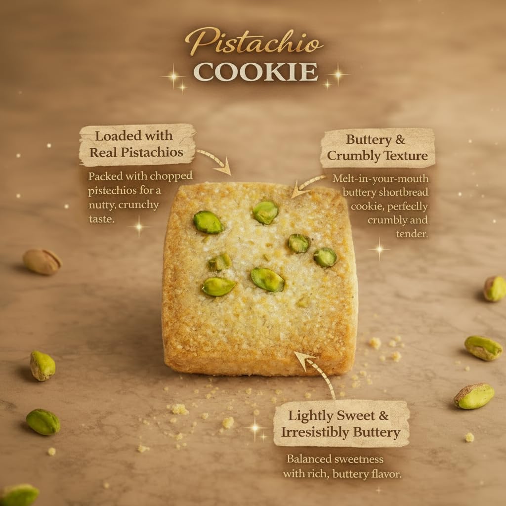 Butter Pista Cookies (Lovely Sweets, Jalandhar)