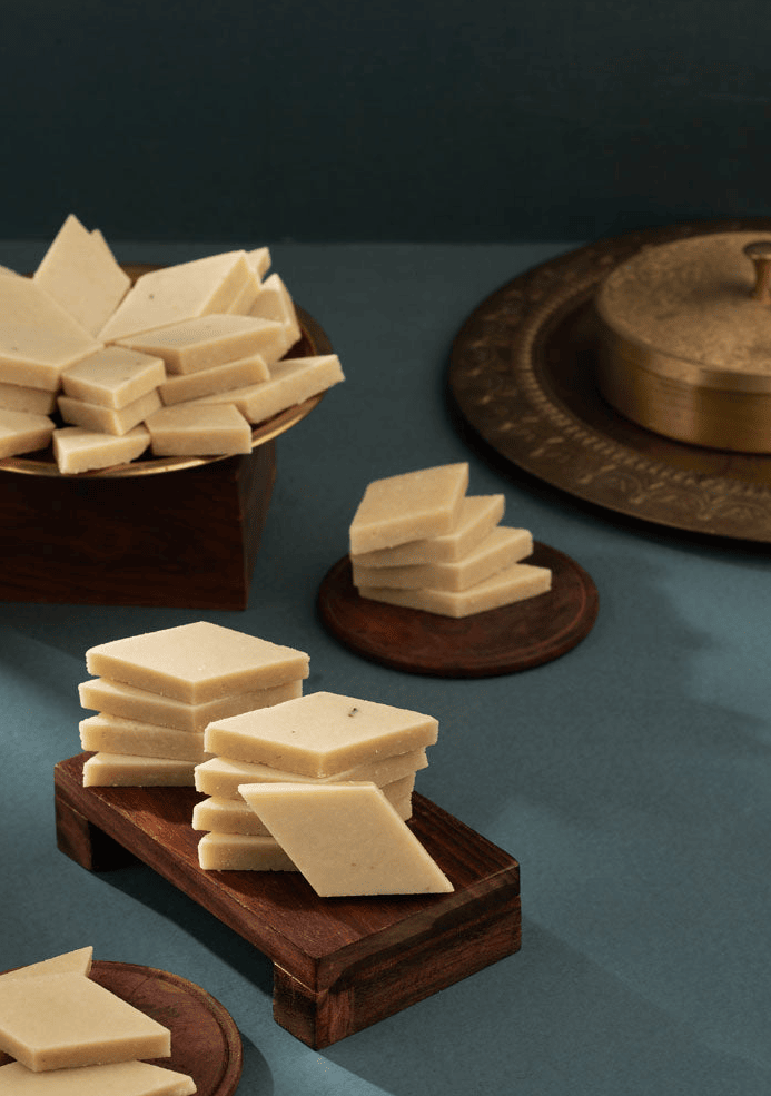 Kaju Burfi (Shyam Sweets, Delhi)