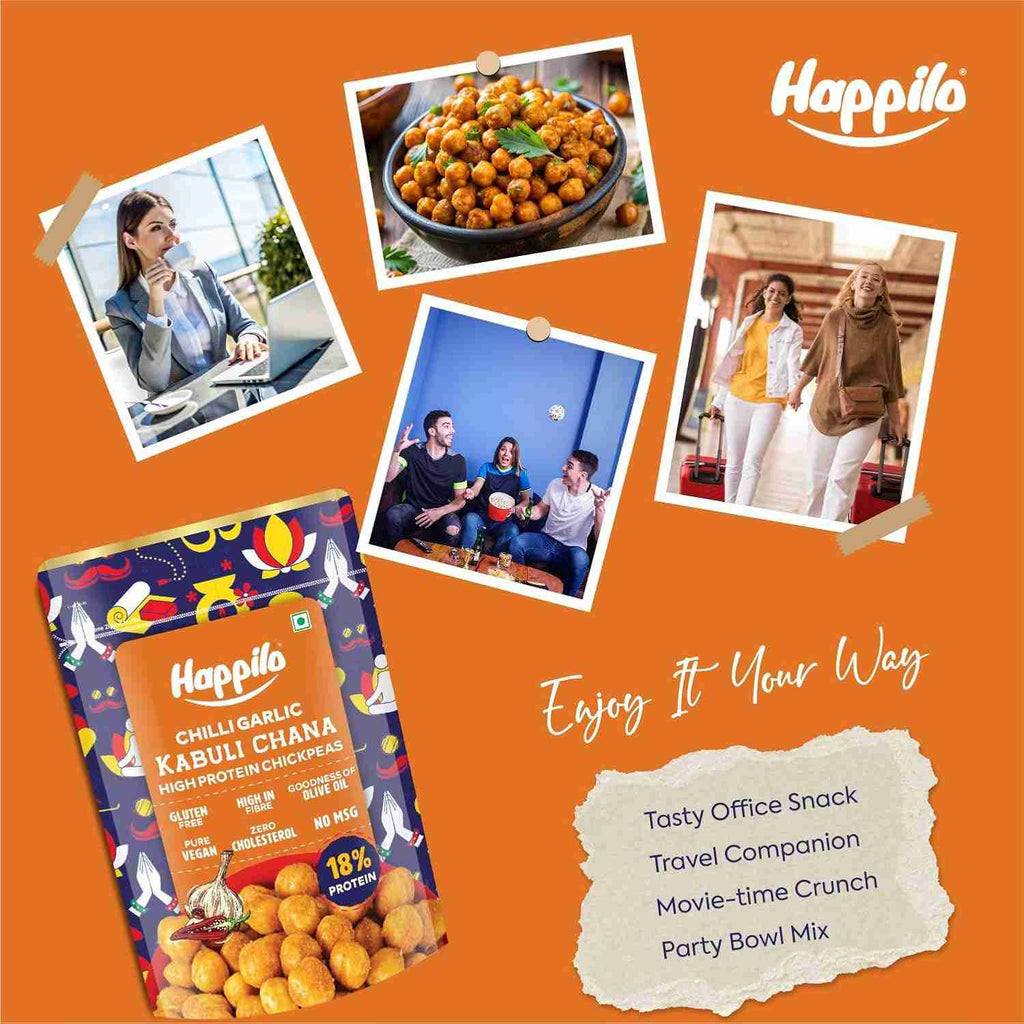 Happilo Premium Super Snack Chili Garlic Chickpeas (Happilo, Bengaluru)