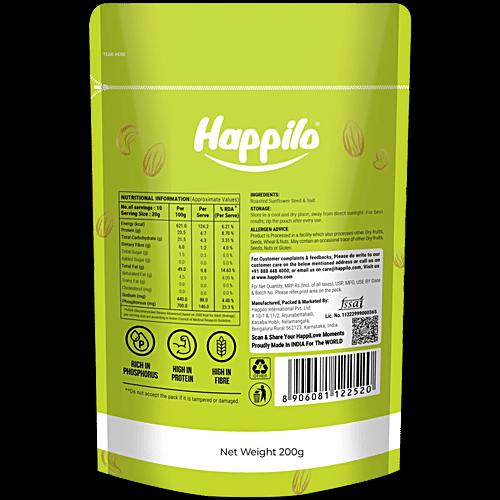 Premium Roasted & Salted Sunflower Seeds (Happilo, Bengaluru)