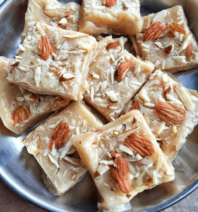 Badam Burfi (Ram Lal Hakumat Rai & Sons, Jagraon)