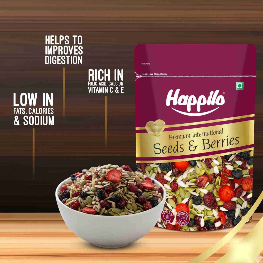 Happilo Premium International Whole Seeds & Berries (Happilo, Bengaluru)