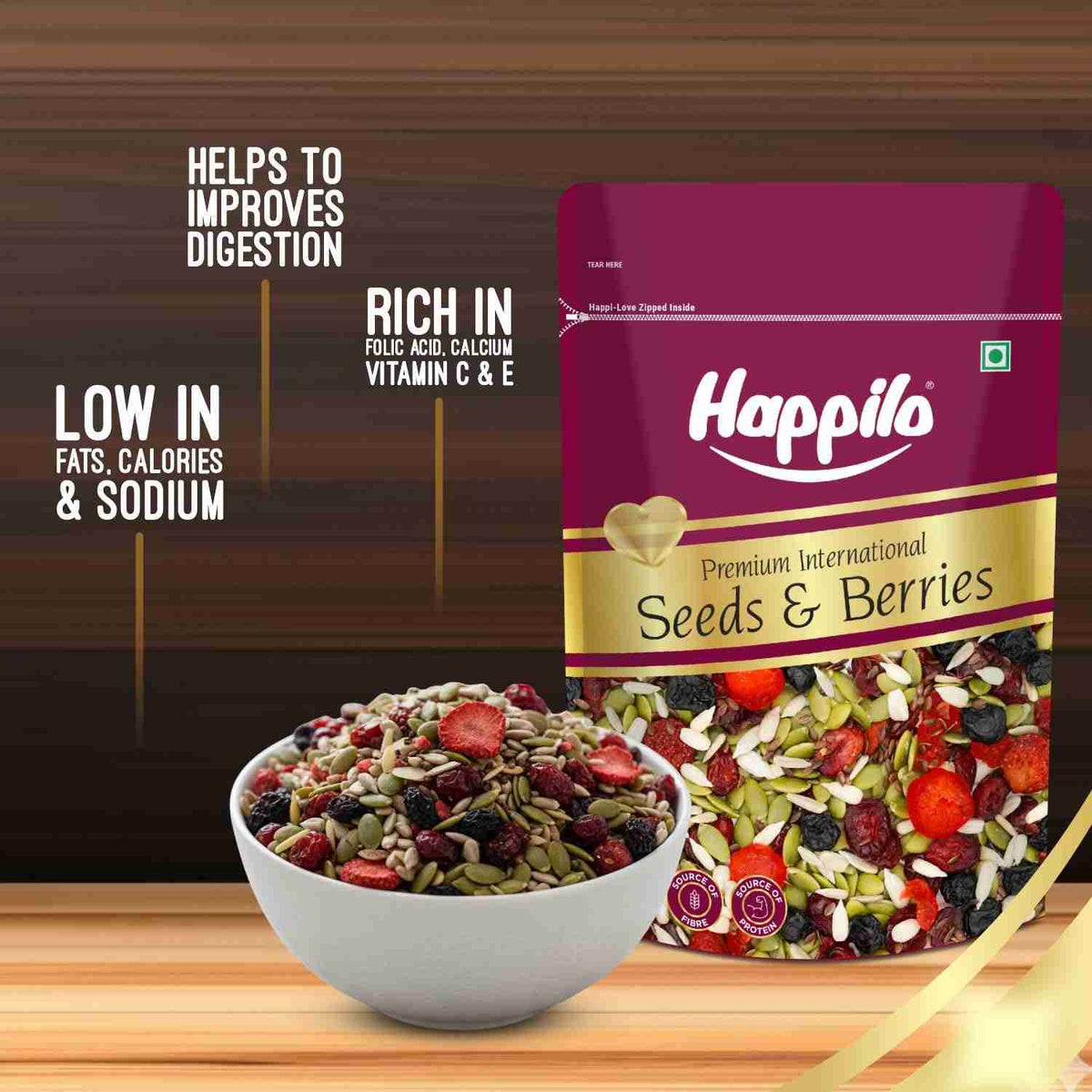 Happilo Premium International Whole Seeds & Berries (Happilo, Bengaluru)