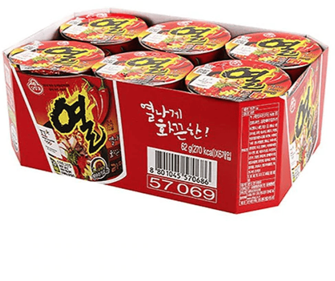 Yeul Ramen Cup noodle 6 Packets (Ottogi , South Korea)