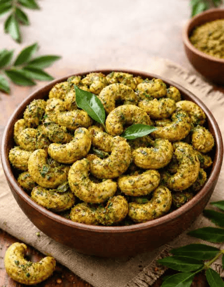 Green Chilli Cashew (Shyam Sweets, Delhi)