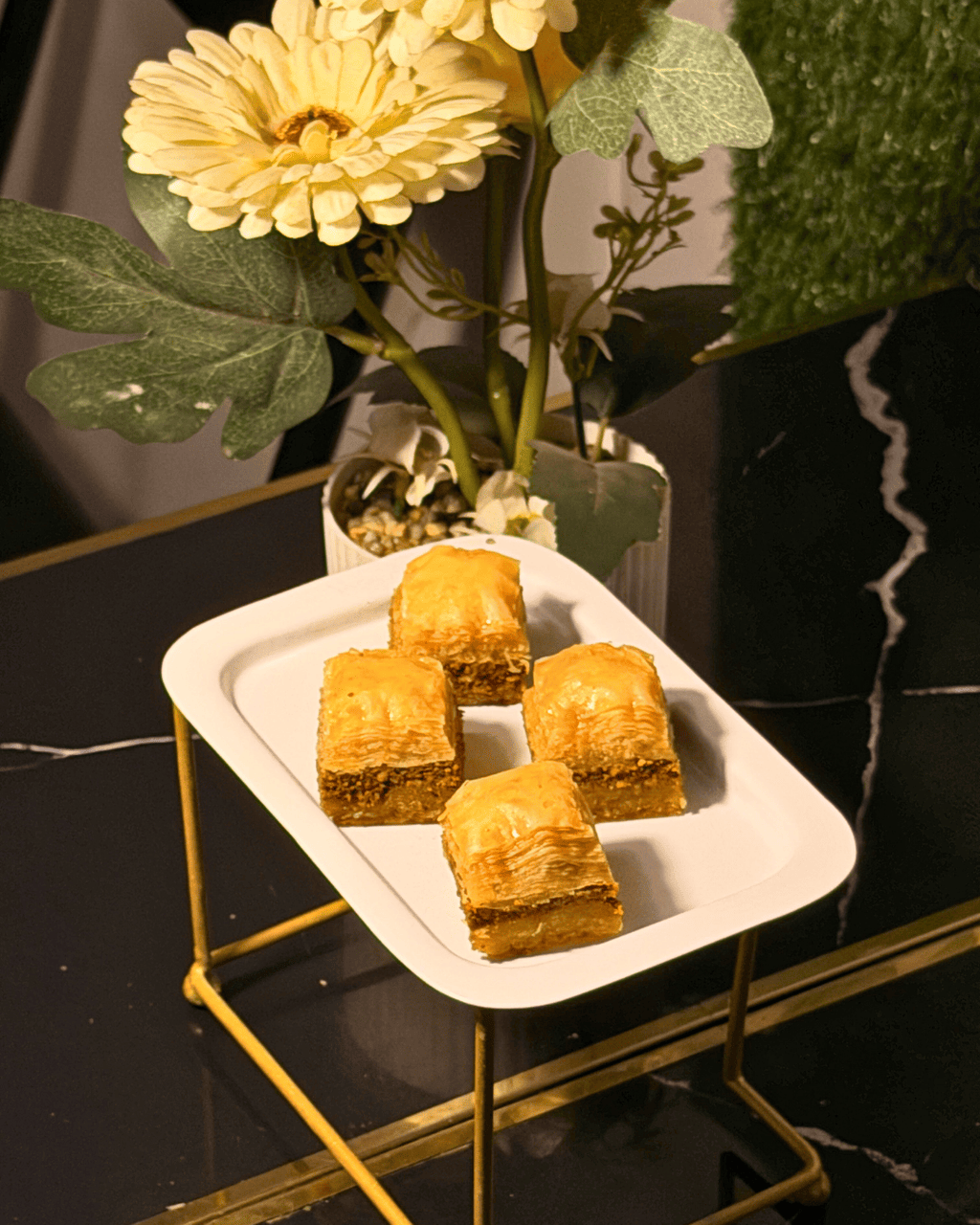 Classic Pistachio Baklava (Anjanya, New Delhi)