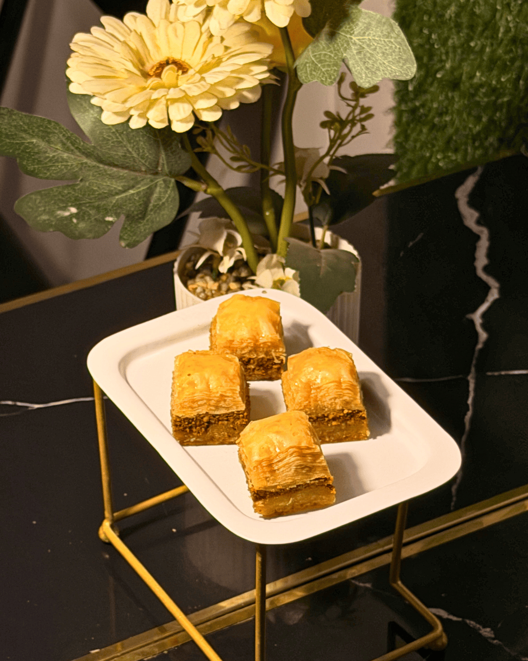 Classic Pistachio Baklava (Anjanya, New Delhi)