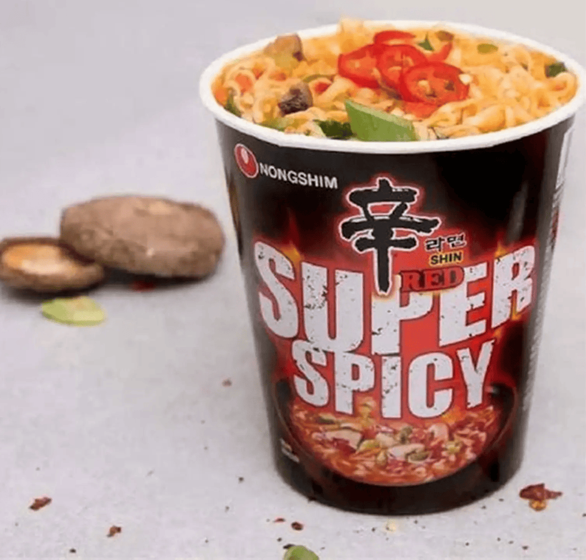 Red Super Spicy Cup Noodles (Nongshim , South Korea)