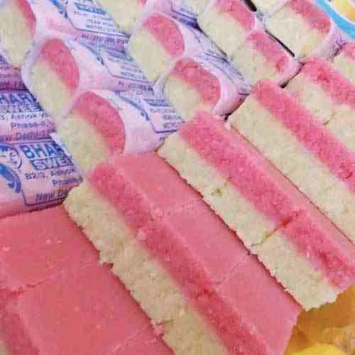 Coconut Barfi (Bharat Sweets, Delhi)