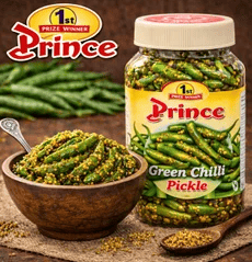 Green Chilli Pickle (Prince Pickles, Chandni Chowk)