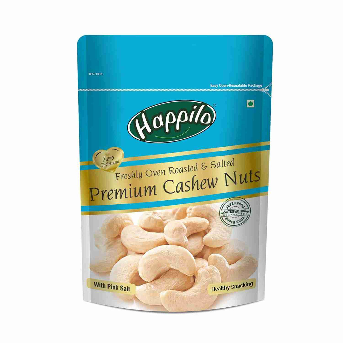Premium Roasted & Salted Cashew Nuts (Happilo, Bengaluru)
