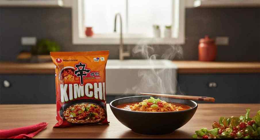Kimchi Noodle (Nongshim, South Korea)