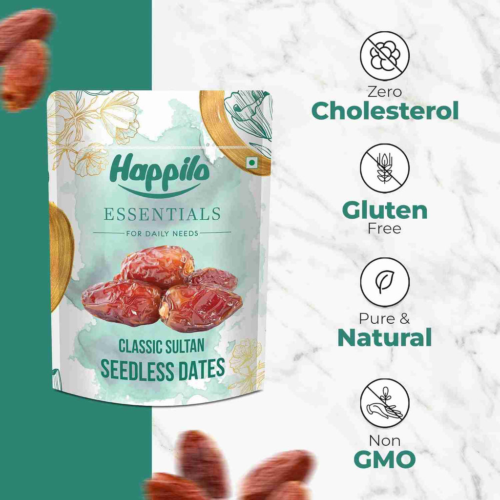Happilo Essentials Classic Sultan Seedless Dates (Happilo, Bengaluru)