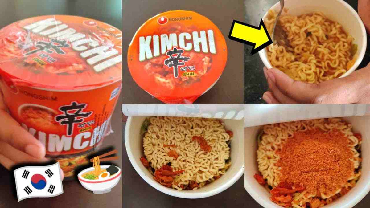 Shin Kimchi Cup Noodle (Nongshim, South Korea)