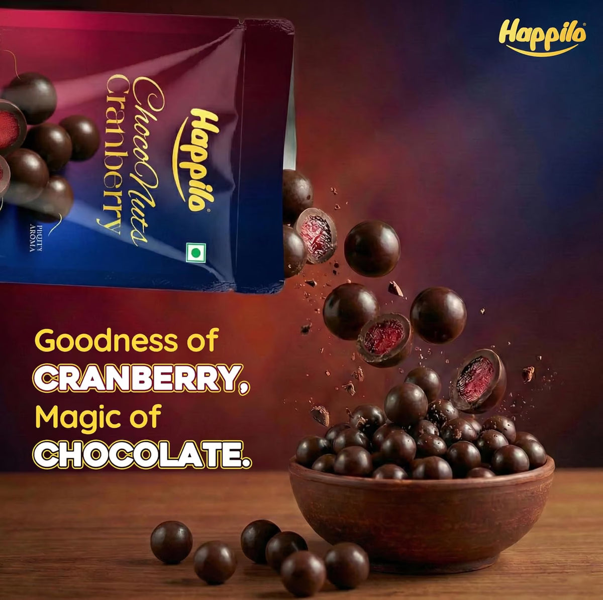 Choco Nuts Cranberry (Happilo, Bengaluru)