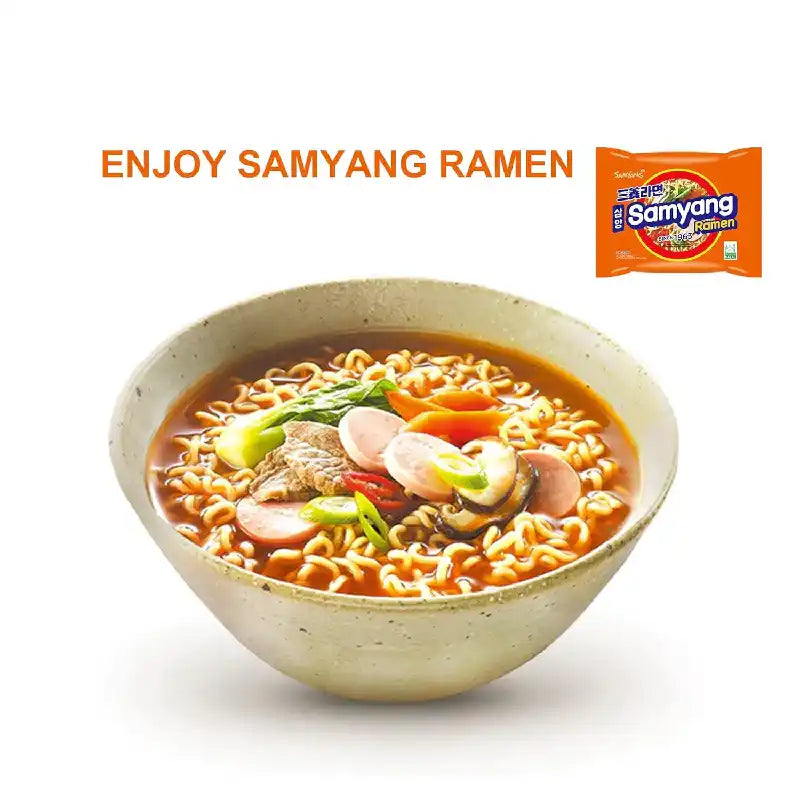 Samyang Ramen Noodle Orange (South Korea)