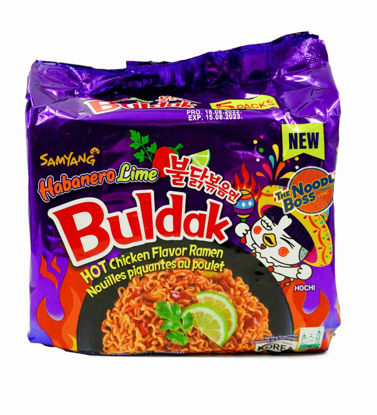 Habanera Lime Hot Chicken Flavor Ramen (Samyang, South Korea)