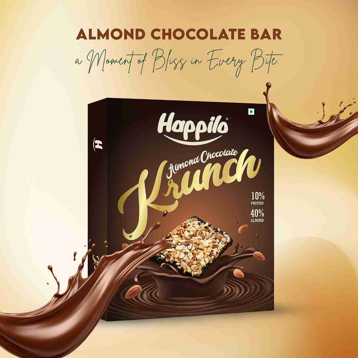 Happilo Premium Almond Chocolate Krunch