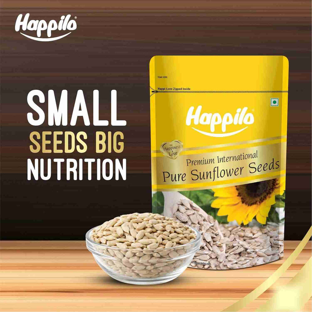 Happilo Premium Raw Sunflower Seeds for Eating Without Shell (Happilo, Bengaluru)