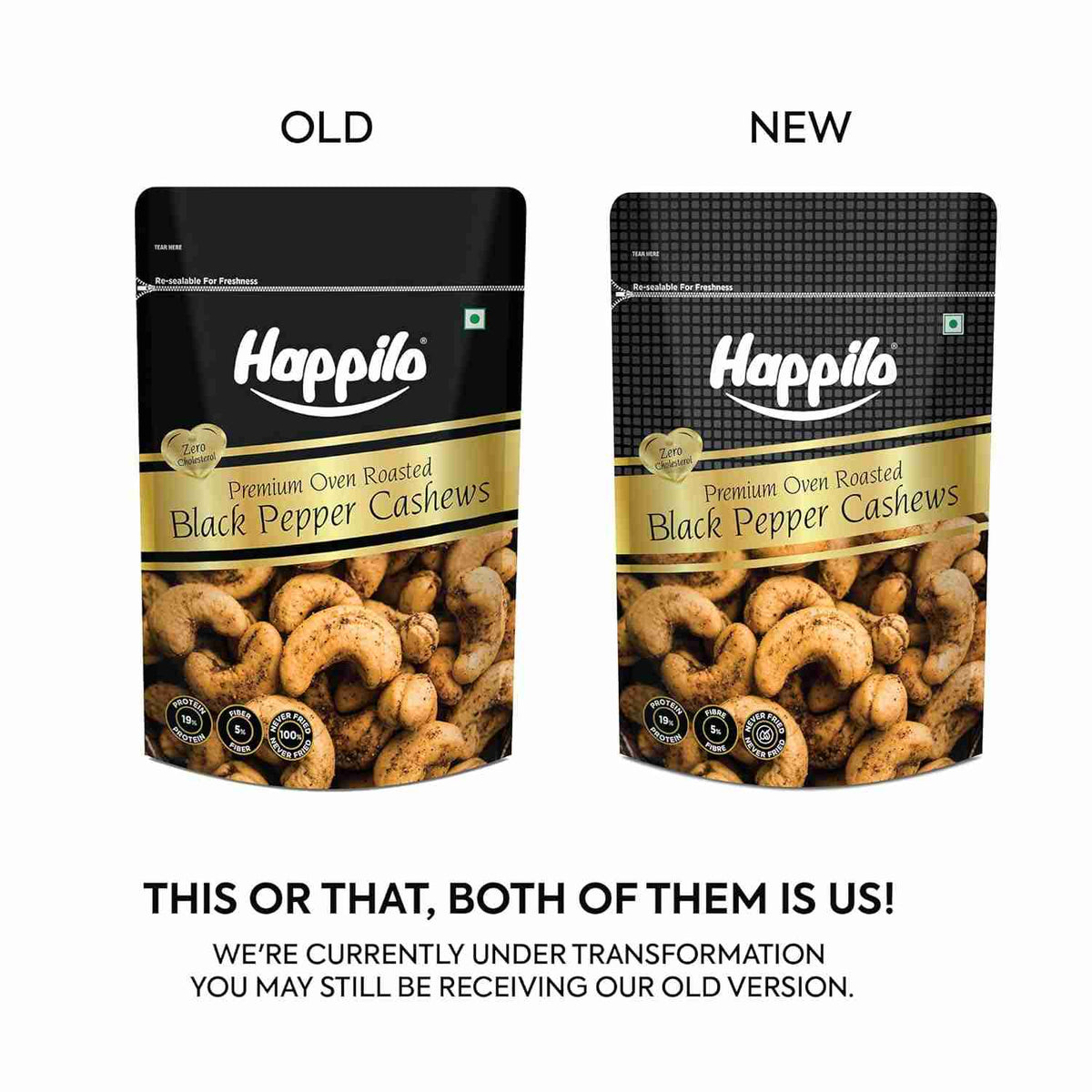 Happilo Salted Black Pepper Whole Cashews (Happilo, Bengaluru)